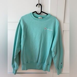 Champion Teal Crewneck Sweater- Size SMALL